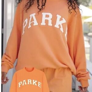 Parker Vibrant Orange Sweatshirt